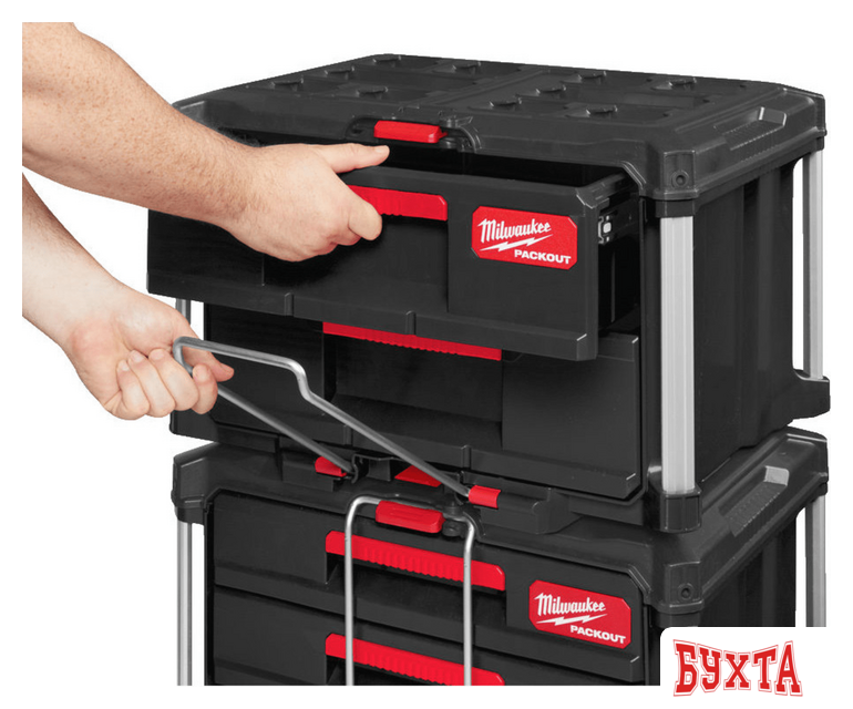 Ящик для инструментов Milwaukee Packout 2 Drawer Tool Box 4932472129 4