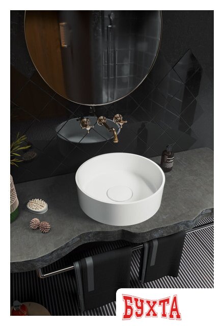 Умывальник Lavandi Floridia Круглый 40x40 2