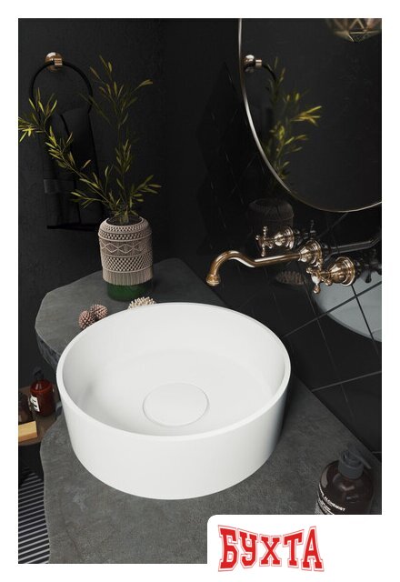 Умывальник Lavandi Floridia Круглый 40x40 3