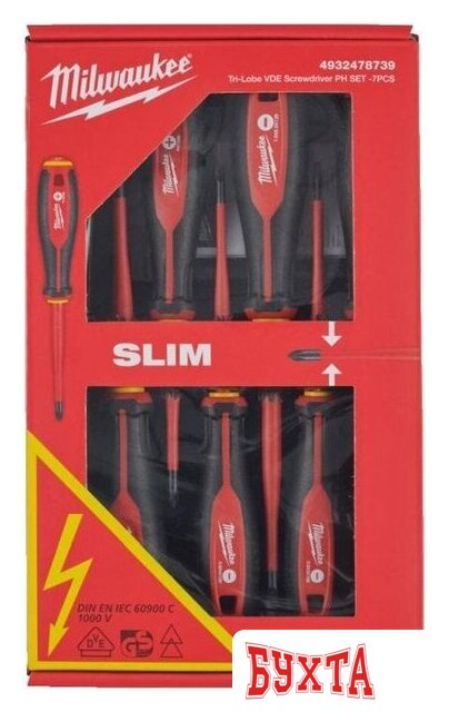 Набор отверток Milwaukee 4932478739 (7 предметов) 2