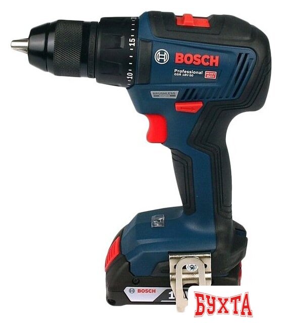 Дрель-шуруповерт Bosch GSR 18V-50 Professional 06019H5000 (с 2-мя АКБ, кейс) 2