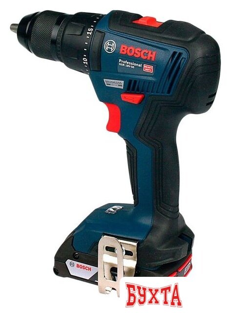 Дрель-шуруповерт Bosch GSR 18V-50 Professional 06019H5000 (с 2-мя АКБ, кейс) 3