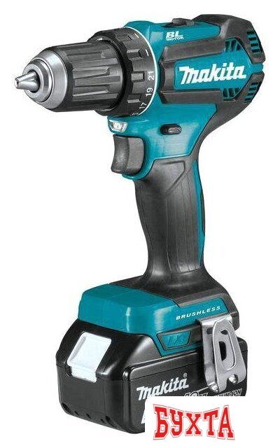 Дрель-шуруповерт Makita DDF485RF (с 1-м АКБ, кейс) 3