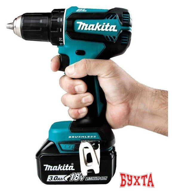 Дрель-шуруповерт Makita DDF485RF (с 1-м АКБ, кейс) 5