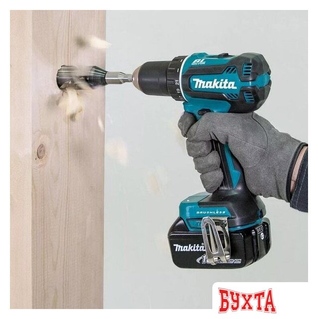 Дрель-шуруповерт Makita DDF485RFJ (с 2-мя АКБ, кейс) 3