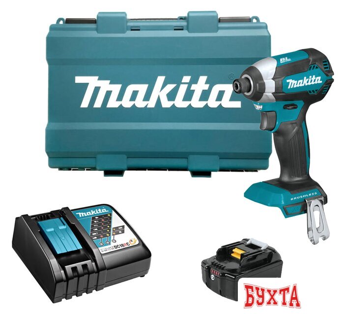 Винтоверт Makita DTD153RT (с 1-м АКБ, кейс)