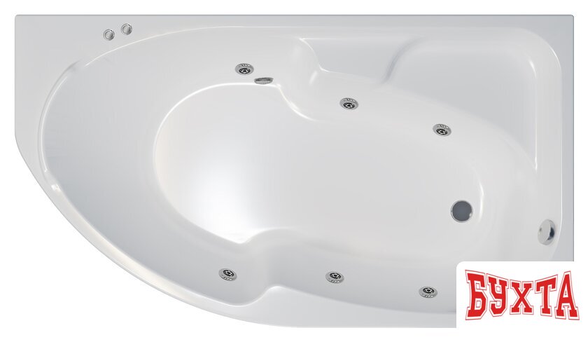 Ванна Triton София гидромассажная 170х95R Базовая 1