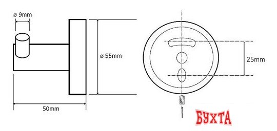 Набор для туалета Bemeta Omega 204601 4