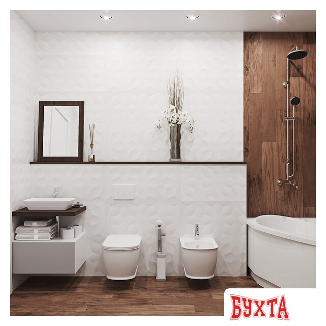 Инсталляция для унитаза Lavinia Boho Relfix 5 в 1 77010040 (белое стекло) 5