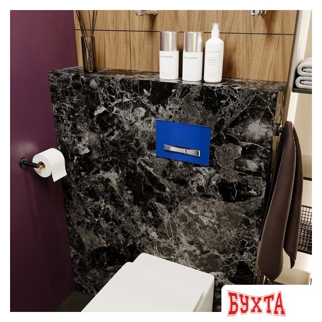 Инсталляция для унитаза Lavinia Boho Relfix 5 в 1 77010044 (фиолетовый стекло) 3