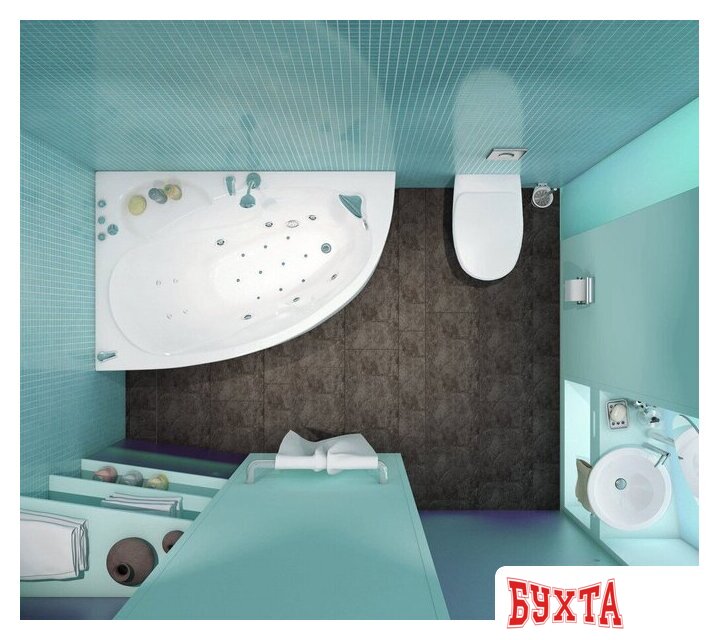 Ванна Triton Изабель 170x100R 4