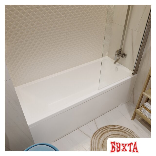 Ванна Triton Аура 150х70 (с каркасом, сифоном, экраном) 5