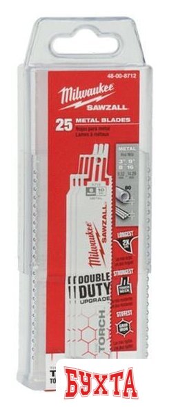 Набор пильных полотен Milwaukee 48008788 (25 предметов)