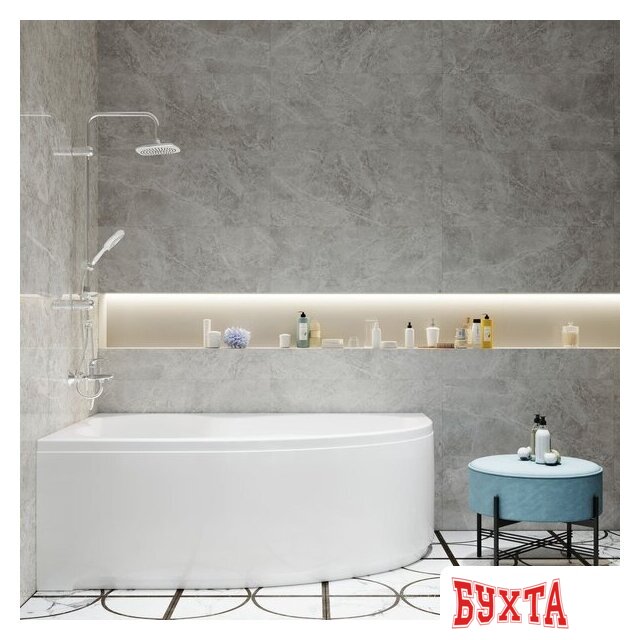 Ванна Triton Мари 170х110L (с каркасом, сифоном, экраном) 3