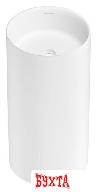 Умывальник Wellsee Chalice Perfection 230612000 (отдельностоящий, без отверстия под смеситель, матовый белый) 2