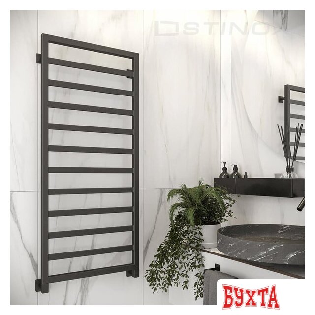 Полотенцесушитель Stinox Bergamo 50x120 ber120 Ral 9005