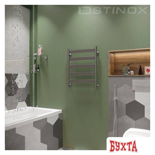 Полотенцесушитель Stinox Napoli 50x60 nap60-1 Ral 9005