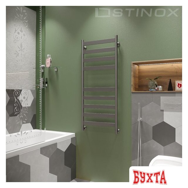 Полотенцесушитель Stinox Napoli 50x120 nap120 Ral 9005