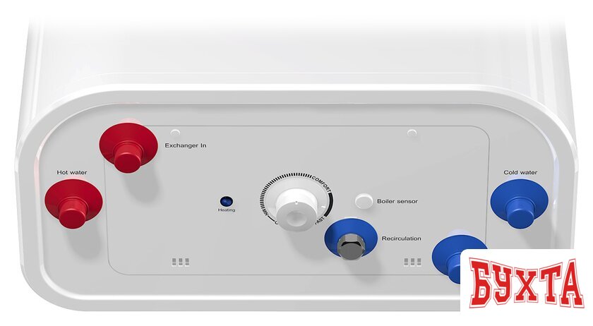 Накопительный электрический водонагреватель Thermex Flat 80 V Combi 4