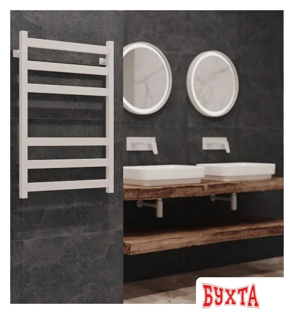 Полотенцесушитель Stinox Verona 50x80 ver80 Ral-9003