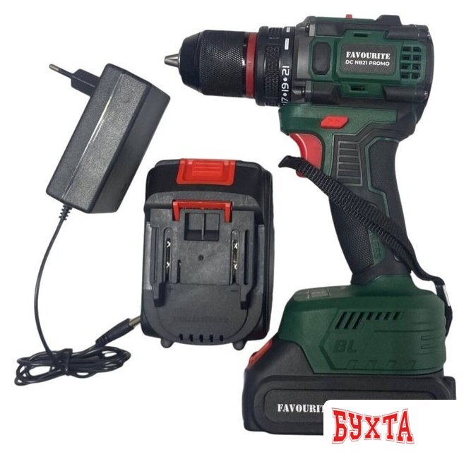 Дрель-шуруповерт Favourite DC NB21 Promo (с 2-мя АКБ, кейс) 3