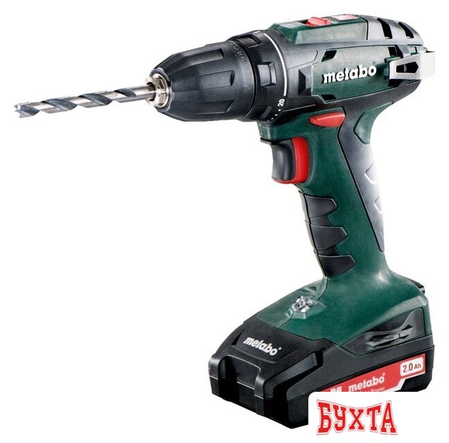 Дрель-шуруповерт Metabo BS 18 602207560 (с 2-мя АКБ 2 Ah)