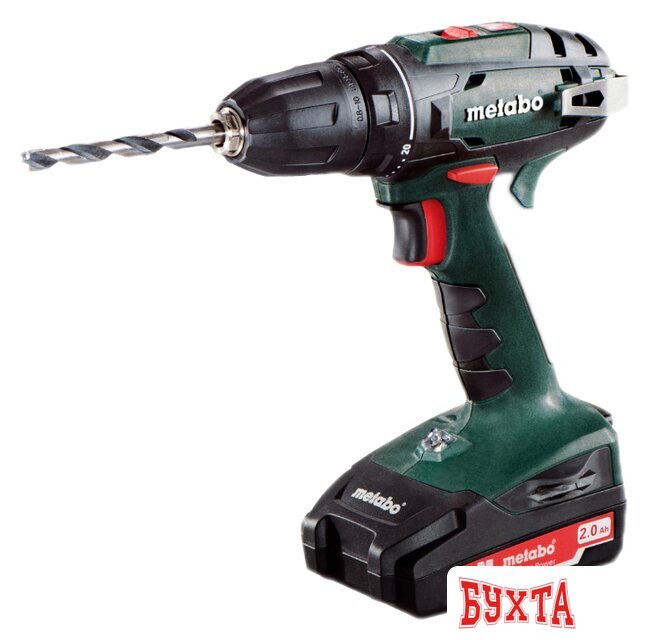 Дрель-шуруповерт Metabo BS 18 Set 602207880 (с 2-мя АКБ) 1