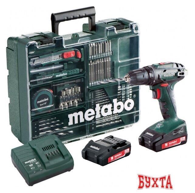 Дрель-шуруповерт Metabo BS 18 Set 602207880 (с 2-мя АКБ) 2