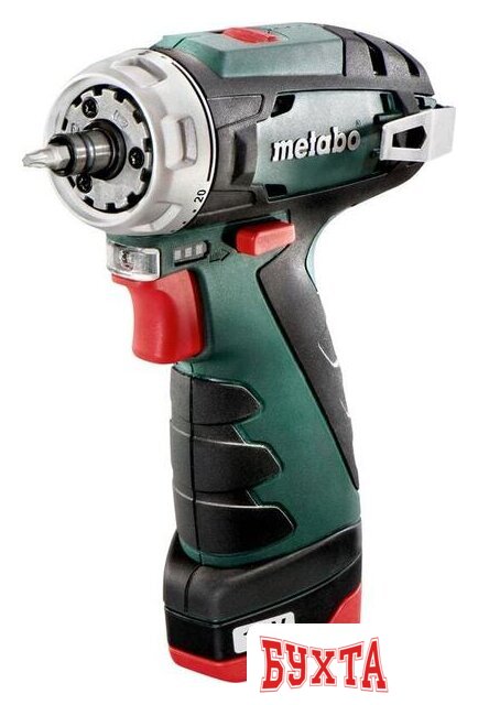 Дрель-шуруповерт Metabo PowerMaxx BS Quick Basic 600156950 (с 2-мя АКБ, кейс, 2 патрона) 3