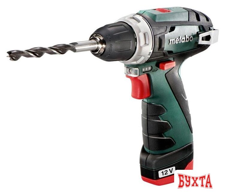 Дрель-шуруповерт Metabo PowerMaxx BS Basic 600984500 (с 2-мя АКБ, кейс) 1