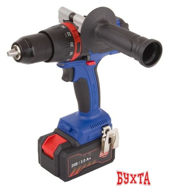 Ударная дрель-шуруповерт Витязь ДА-424-2 (с 2-мя АКБ, кейс)