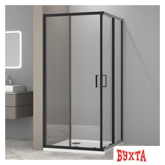 Душевой уголок Aquabath AB-04F-900-2000-BK