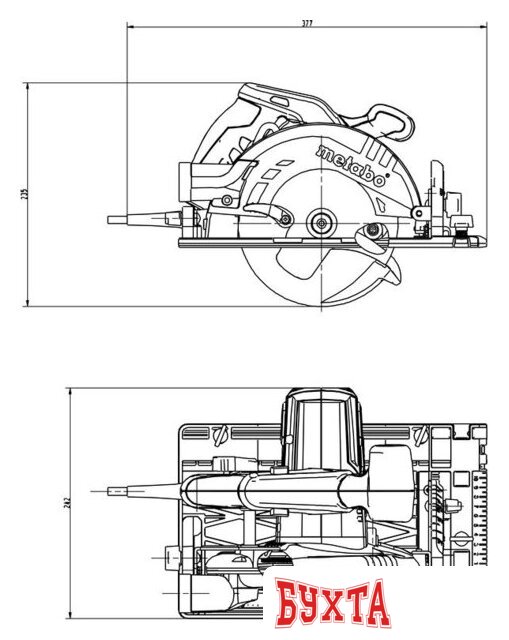 Дисковая (циркулярная) пила Metabo KS 55 FS 600955500 (с кейсом) 3