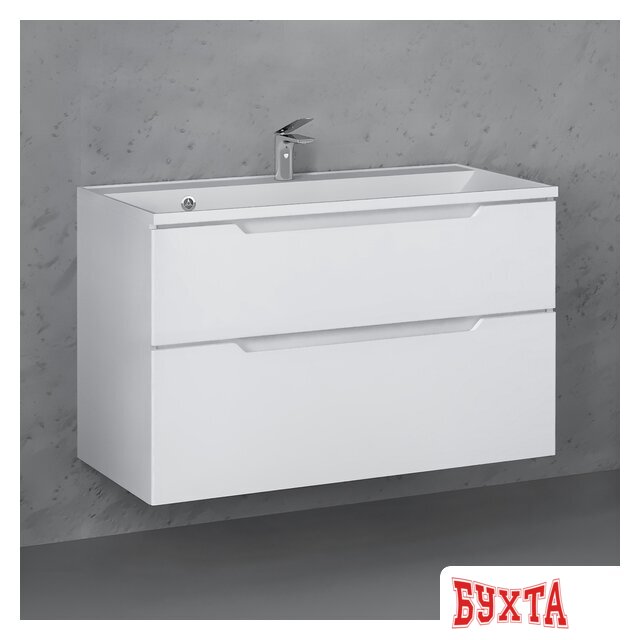 Мебель для ванных комнат Raval Тумба под умывальник Wector 100 Wct.01.100/P/W/MD 3