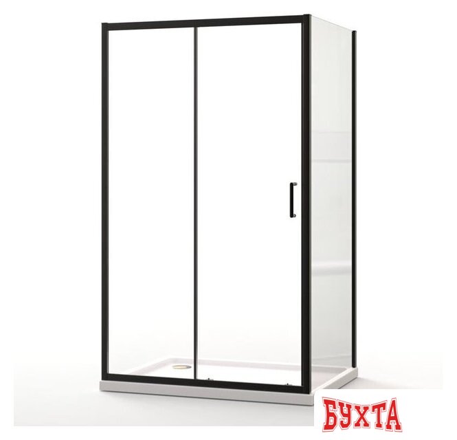 Душевой уголок Aquabath AB-11C-1280-2000-BK 5