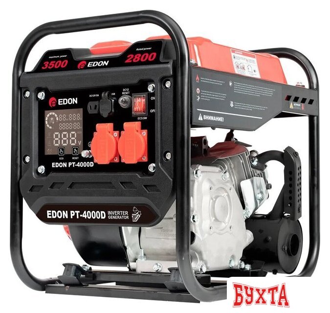 Бензиновый генератор Edon PT-4000D 2