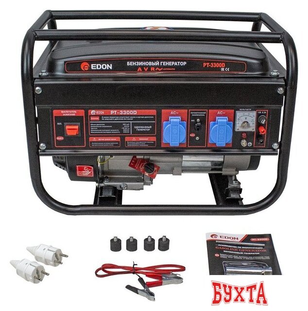 Бензиновый генератор Edon PT-3300D 2