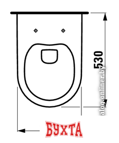 Унитаз подвесной Laufen Pro Rimless 8209660000001 (без сиденья) 2