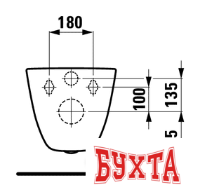 Унитаз подвесной Laufen Pro Rimless 8209660000001 (без сиденья) 3