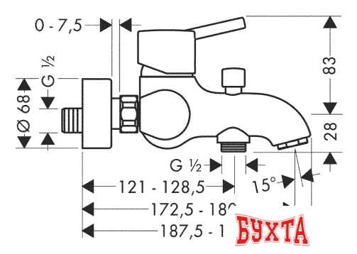 Смеситель Hansgrohe Talis S 32420000 2