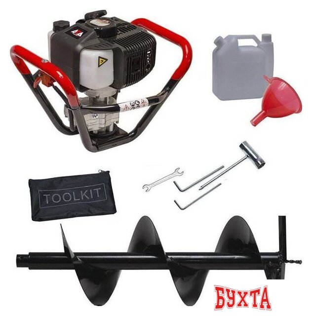 Мотобур ADA Instruments Ground Drill 2 с шнеком ADA Drill 150/800 4