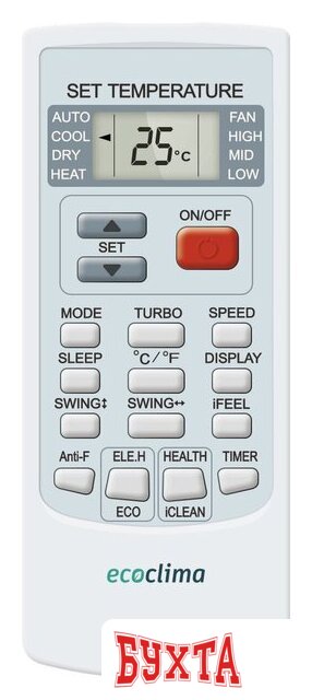 Кондиционер Ecoclima Frost line On-Off ECW-AX12/FB-4R1 5
