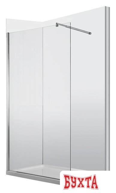 Душевая стенка Deante Abelia 100 KTA 030P (хром/прозрачное) 2