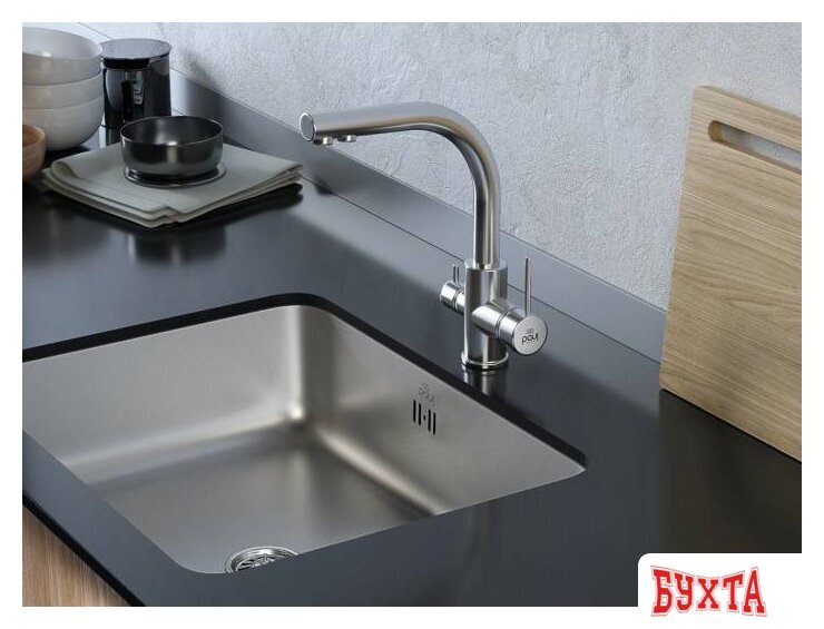 Смеситель Paulmark Essen Es213011-BS (брашированная сталь) 3