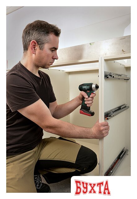 Дрель-шуруповерт Metabo PowerMaxx BS Basic Set 600080880 (с 2-мя АКБ, набор инструмента) 2