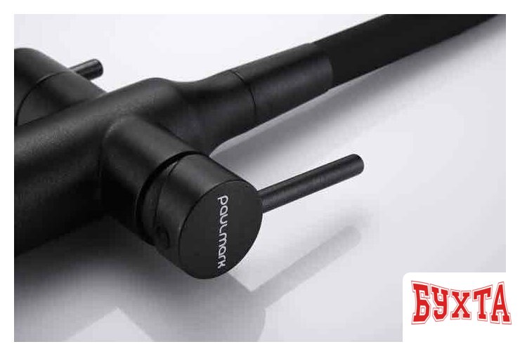 Смеситель Paulmark Salix Sa213419-BLM (черный металлик) 3