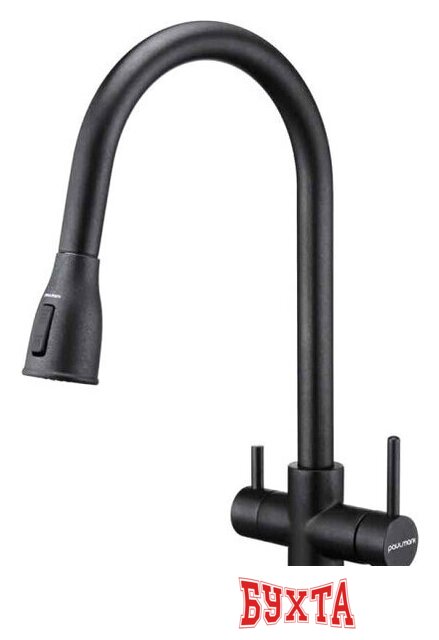 Смеситель Paulmark Lange La214212-BLM (черный)