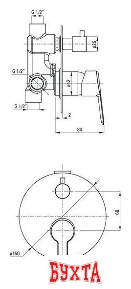 Смеситель Deante 006W 5