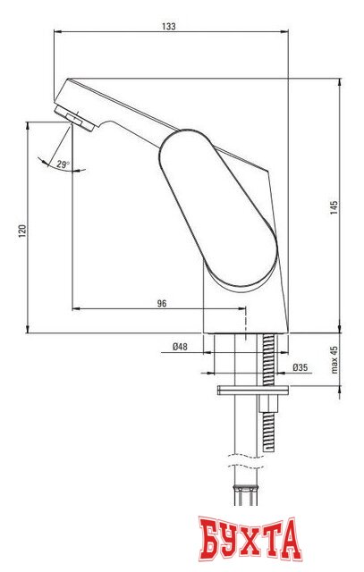 Комплект смесителей Deante Chaber BGCA010M 5