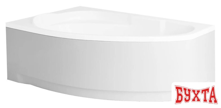 Фронтальный экран под ванну Polimat Marea 150x100 L 00296 (левый, белый)